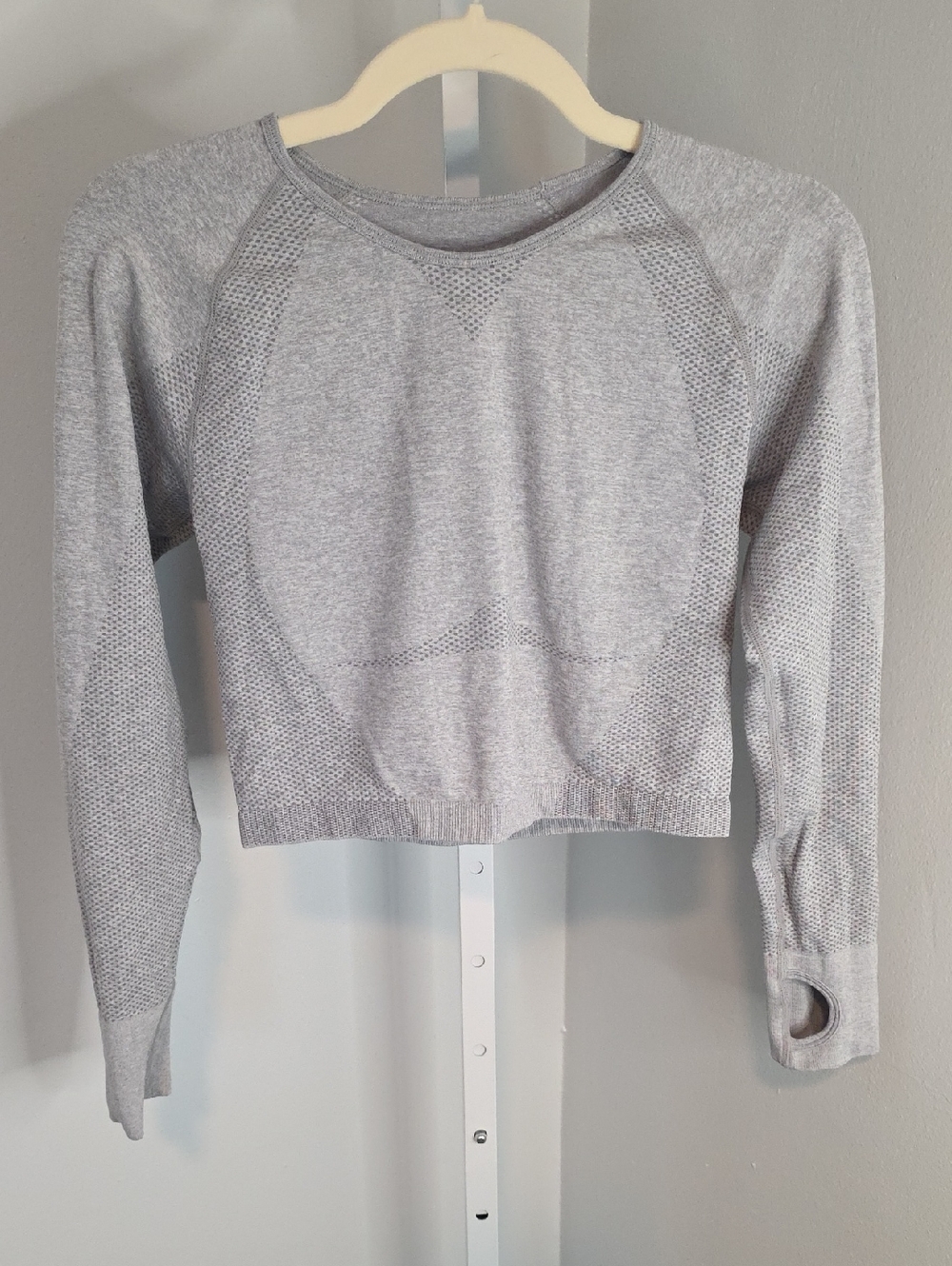 Gymshark Flex Athletic Top / Grey / Large